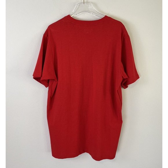 SUPREME POCKET T SHIRT/SHORT SLEEVE/BOX LOGO MENS SIZE L/HEATHER RED/RN 101837 - Picture 7 of 8